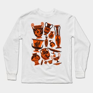 Greek Pottery Long Sleeve T-Shirt